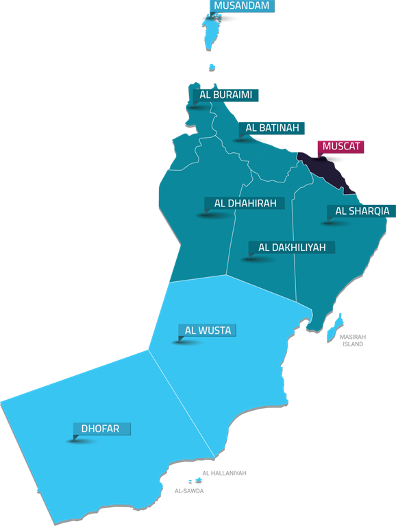 Oman-map