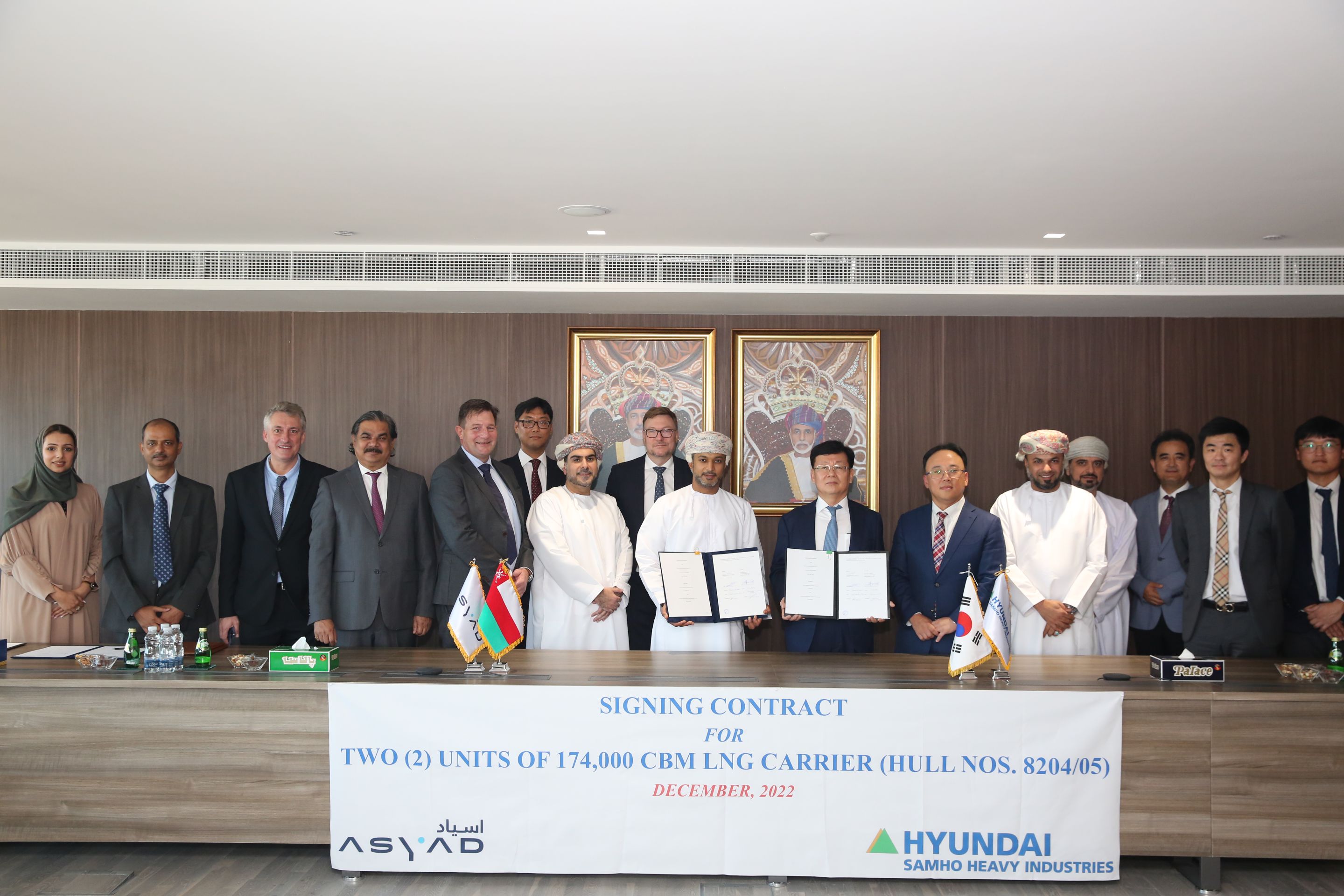 ASYAD SHIPPING SIGNS DEAL FOR TWO STATE-OF-THE-ART LNG CARRIERS