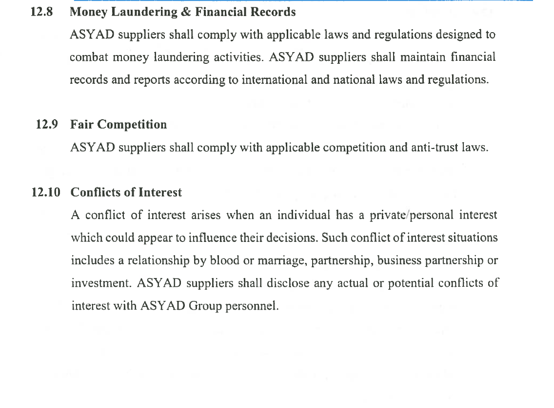 Asyad terms and condition sheet 3